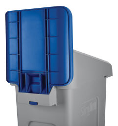 Waste sorting system accessories communication panel