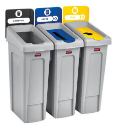 Afvalsorteersysteem kunststof afvalbak sorteerinstallatie