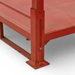 Used Tyre storage stackable and foldable vertical load