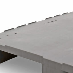 Palette plastique palette synthétique/plastique avec 3 traîneaux