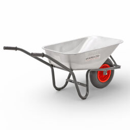 Bouwkruiwagen met lekvrije band (opgeschuimd polyurethaan) 