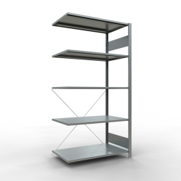 Static shelving rack 55 extension section