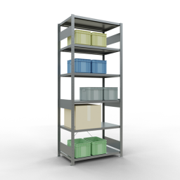 Rayonnage à tablettes système de rayonnage à tablette section initiale