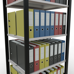 Static shelving rack 55 start section