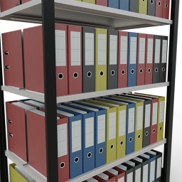 Static shelving rack 55 start section