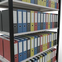 Static shelving rack 55 start section