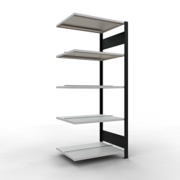 Static shelving rack 55 extension section
