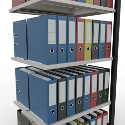 Static shelving rack 55 extension section
