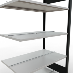 Static shelving rack 55 extension section