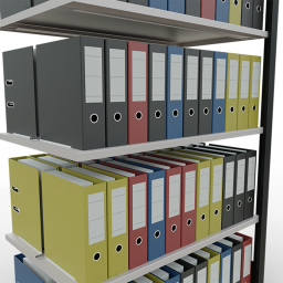 Static shelving rack 55 extension section