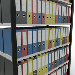 Static shelving rack 55 start section