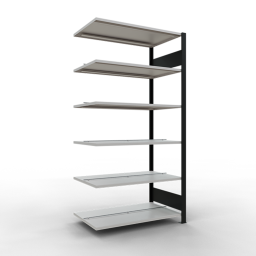 Static shelving rack 55 extension section