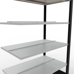 Static shelving rack 55 extension section