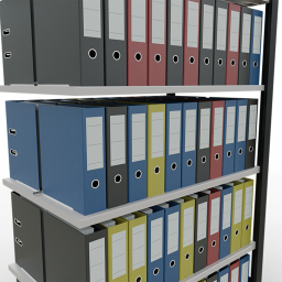 Static shelving rack 55 extension section