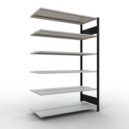 Static shelving rack 55 extension section