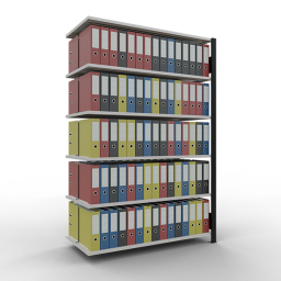 Static shelving rack 55 extension section
