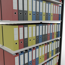 Static shelving rack 55 extension section
