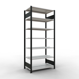 Static shelving rack 55 start section