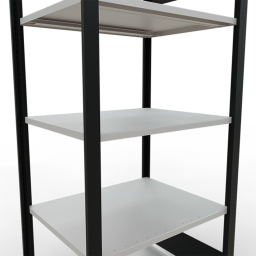 Static shelving rack 55 start section