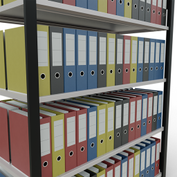 Static shelving rack 55 start section