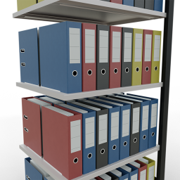 Static shelving rack 55 extension section