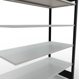 Static shelving rack 55 extension section