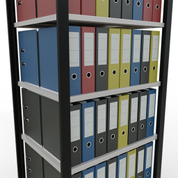Static shelving rack 55 start section