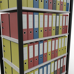 Static shelving rack 55 start section