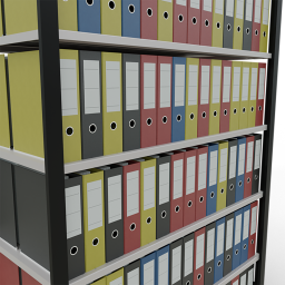 Static shelving rack 55 start section
