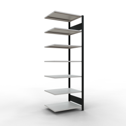 Static shelving rack 55 extension section
