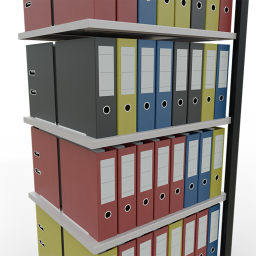 Static shelving rack 55 extension section