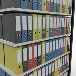 Static shelving rack 55 extension section