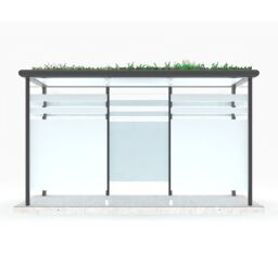 Auvents cabine extérieure avec des murs de verre