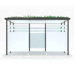 Auvents cabine extérieure avec des murs de verre