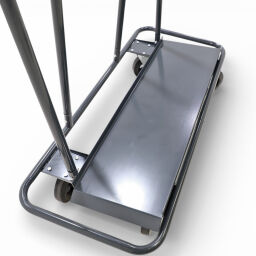 Plate container plate trolley one-side loading