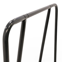 Plate container plate trolley one-side loading