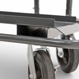 Plate container plate trolley one-side loading