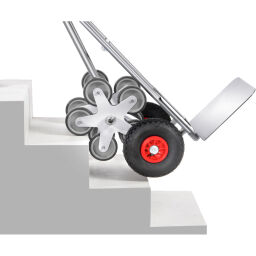 Stairway hand truck fetra stairway hand truck 2 five-armed wheel sets