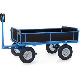 Transport trolley Fetra hand truck with 4 wooden walls