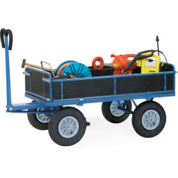Transport trolley Fetra hand truck with 4 wooden walls
