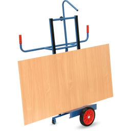 Plate roller glass/plate trolley solid rubber tyres 250x60 mm