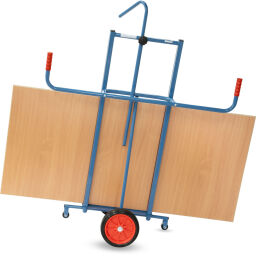 Plate roller glass/plate trolley solid rubber tyres 250x60 mm