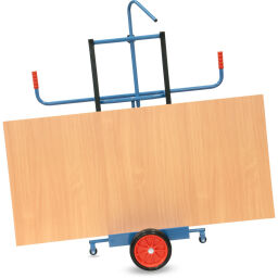 Plate roller glass/plate trolley solid rubber tyres 250x60 mm