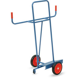 Platenrollers glas/platenwagen massief rubber banden 250x60 mm