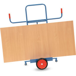 Platenrollers glas/platenwagen massief rubber banden 250x60 mm