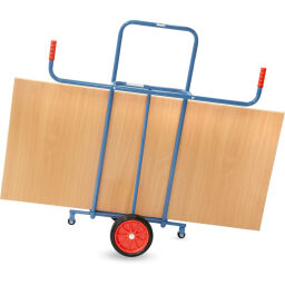 Platenrollers glas/platenwagen massief rubber banden 250x60 mm