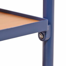 Magazinwagen Gebraucht Fetra Beistellwagen 4 Etagen aus Holzwerkstoffplatten, Rand 12 mm hoch