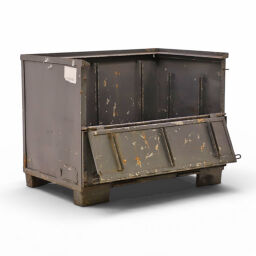 Used Stacking box steel fixed construction with cover