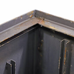 Used Stacking box steel fixed construction with cover