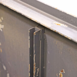 Used Stacking box steel fixed construction with cover